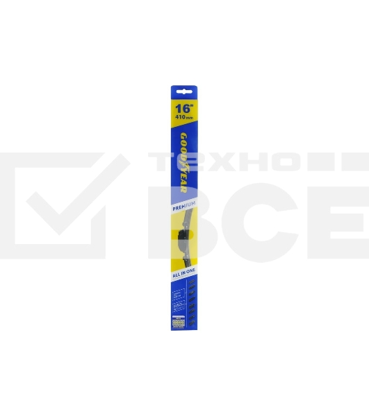 Бескаркасная щетка GOODYEAR GY000436 PREMIUM 16''/41 см