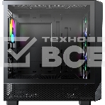 Компьютерный корпус Montech X5 черный без БП ATX 4x120мм 1xUSB2.0 1xUSB3.0 audio bott PSU, фото5