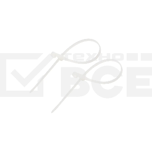 Хомут кабельный Rexant 3.6х100 нейл. белый (уп. 100 шт)