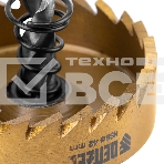 Коронка по металлу Denzel HSS, 42 мм, нитридтитановое покрытие, фото2