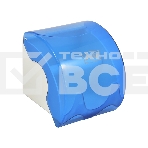 Диспенсер туалетной бумаги, малый Puff 7105, синий, пластиковый, 14,5х15,5х14,4 см, фото 1