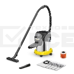 Строительный пылесос Karcher KWD 3 S V-15/4/20 AE *EU (уборка: сухая/влажная) желтый, фото 1