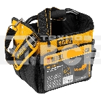 Переноска для инструмента Denzel 260х240х300 мм, 22 кармана, наплечный ремень, фото 1