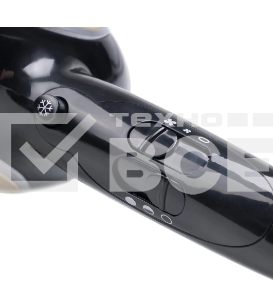 Фен Galaxy GL 4316 черный/золотистый, 2200 Вт