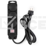 Сетевой фильтр Buro 300MDP-3-B 3 м, 3 розетки, черный, коробка, фото5