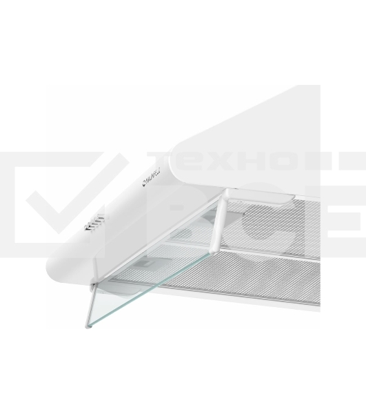Вытяжка козырьковая Maunfeld MP-1 50 белый/прозрачный, 50 см, 520 куб. м/ч, 49 дБ