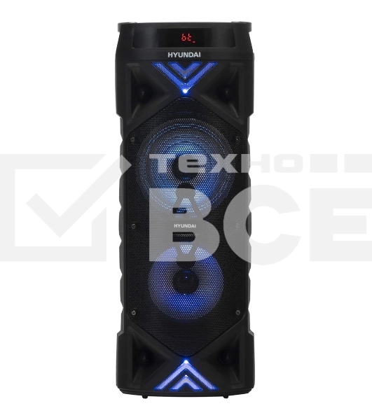 Минисистема Hyundai H-MC180 черный 80Вт/FM/USB/BT/SD/MMC