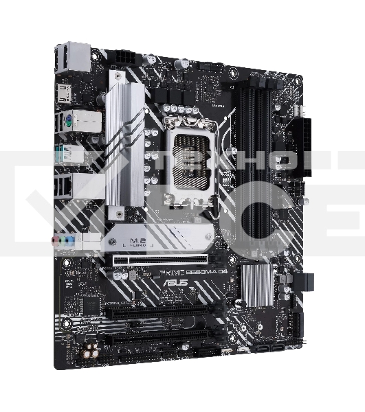 Материнская плата ASUS PRIME B660M-A D4-CSM, LGA 1700, Intel B660, 4xDDR4, 4xSATA, 2xM.2, 1xPCIe 4.0 x16, 1xPCIe 4.0 x4, 1xDP, 2xHDMI, 1x 1Gb LAN, 2xUSB-A 3.2 Gen 2, 4xUSB-A 2.0, 3x3.5 мм, 7.1, mATX
