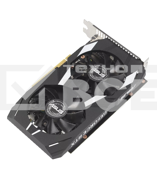 Видеокарта Asus DUAL-RTX3050-O6G NVIDIA GeForce RTX 3050 6Gb 96bit GDDR6 PCI-E 4.0 1507/14000 DVIx1 HDMIx1 DPx1 HDCP Ret