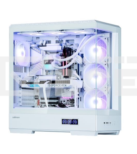 Компьютерный корпус ZALMAN P50 DS, ATX, WHITE, WINDOW, 2x3.5