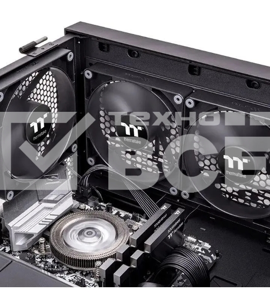 Комплект вентиляторов для корпуса Thermaltake CT120 (2 шт.) черный, 120 мм, 2000 об/мин, 25.8 дБ, 4 pin