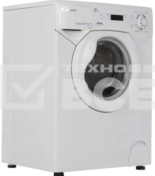 Стиральная машина Candy AQUA 114D2-07 белый, загр.фронтальная, макс.: 4 кг, 1100 об/мин, класс: А