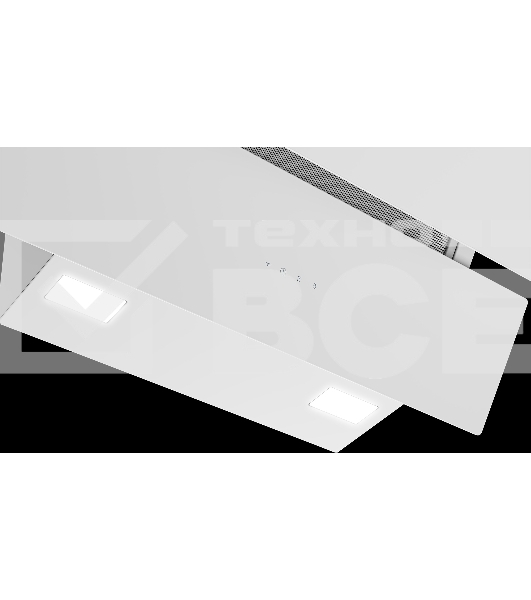 Вытяжка наклонная Beko BHCA69642WH серый, 60 см, 600 куб. м/ч, 69 дБ