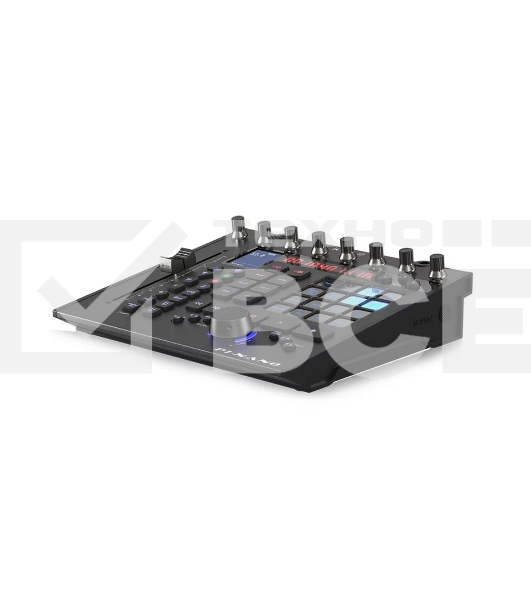 Контроллер MIDI [110205A2016] Icon [P1 Nano] Компактный однофейдерный DAW контроллер,, 4-х дюймовый сенсорный дисплей, 8 двухфункциональных энкодеров, 12-сегментный светодиодный дисплей SMPTE, beat clock, Jog Wheel, функциональные кнопки, USB-C