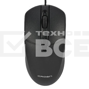 Мышь проводная CROWN CMM-130 черный