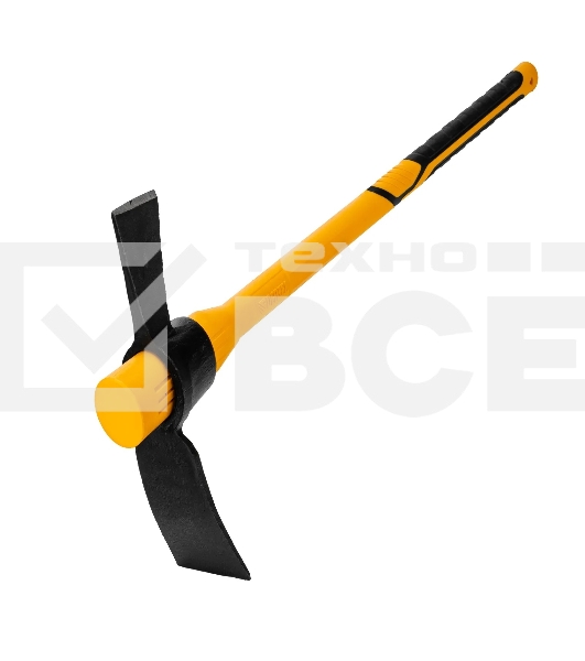 Кирка-топор Denzel 2250 г, фиберглассовая обрезиненная рукоятка 900 мм