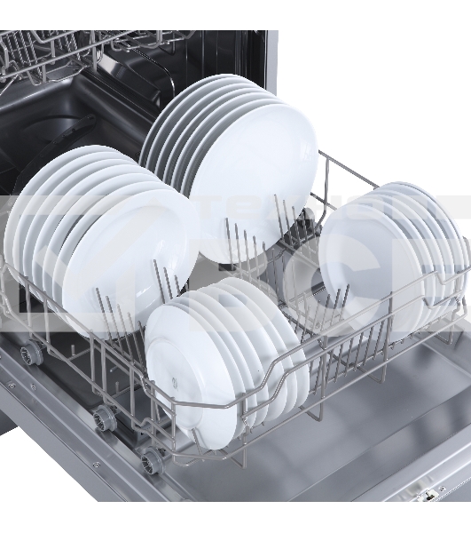 Посудомоечная машина Бирюса DWF-614/6 M, серый, 59.8 см, 14 компл., 49 дБ, класс A++