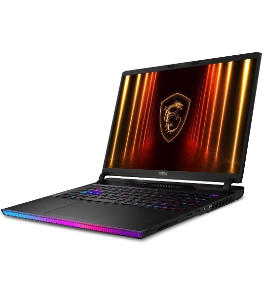 Ноутбук MSI Raider 16 HX AI A2XWHG-814XRU/16'/IPS/Intel Core Ultra 7 255HX/32Gb/1Tb SSD/NVIDIA GeForce RTX5070Ti 12Gb/DOS/черный/2.7kg