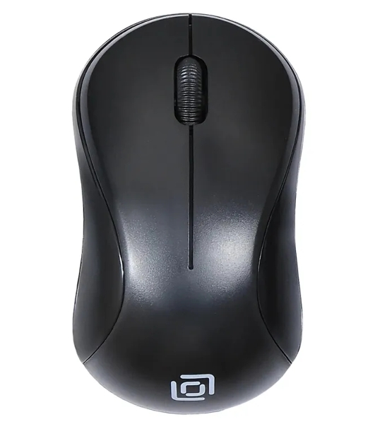 Мышь беспроводная Oklick 605SW черный, 1200 dpi, радиоканал, USB, кнопки - 3