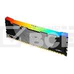 Оперативная память Kingston Fury Renegade, DDR4, 32GB (1x32GB), 3200MHz, CL16, с радиатором, RGB, серебристый/чёрный, фото2