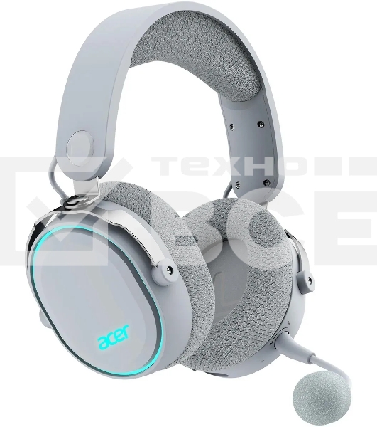 Наушники с микрофоном Acer OHR303 белый мониторные BT/Radio оголовье (ZL.HDSEE.00A)