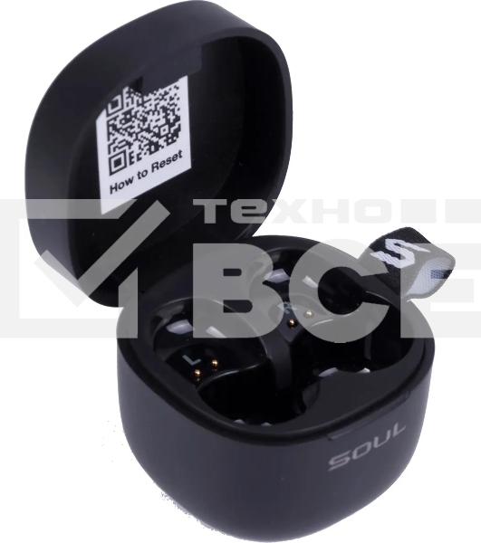 Наушники TWS SOUL ST-XX матовый черный, внутриканальные, Bluetooth
