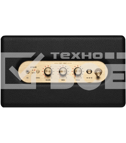 Колонка портативная Marshall Acton III черный/золотистый 60W 2.1 BT/3.5Jack 10м