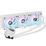 Система водяного охлаждения Thermaltake TH360 V2 Ultra Snow ARGb Soc-AM5/AM4/1200/1700/1851 белый 4-pin 25.8dB Al+Cu LCD Ret (CL-W405-PL12SW-A), фото 1