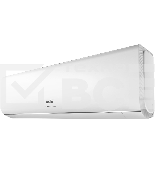 Внутренний блок сплит-системы Ballu BSAG/in-18HN8 12000 BTU, 50 м², 34 дБ, охлаждение, обогрев, осушение, белый