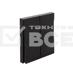 Выключатель STRONG 2 кл с подсветкой 10А с/у антрацит KRANZ, фото2