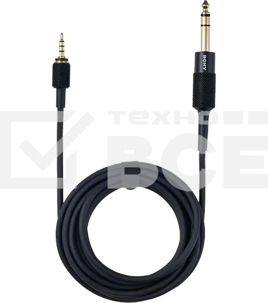 Наушники мониторные Sony MDR-MV1 2.5м черный проводные оголовье