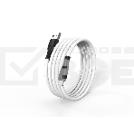 Кабель Smartbuy (iK-12-S21bw) S21 MicroUSB белый, 2.4 А, сил., 1 м, фото 1