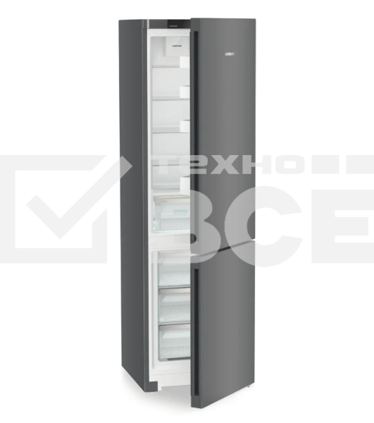 Холодильники Liebherr CNdgc 5703-20 001 Pure темно-серый двухкамерный 266/94л морозилка снизу, No Frost