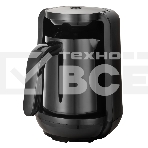 Электрическая турка BQ ET1172P черный, мощность 500 Вт, электронное управление, приготовление кофе: кофе по-турецки, используется молотый кофе, объем чаши 250 мл, индикатор включения, индикатор уровня воды, автоматическое отключение при закипании, звуково, фото 1