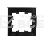 Рамка 1-мест. IEK BRITE РУ-1-БрЧ черный, фото2