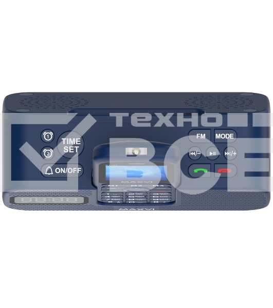 Телефон Maxvi RT-03 blue + док-станция