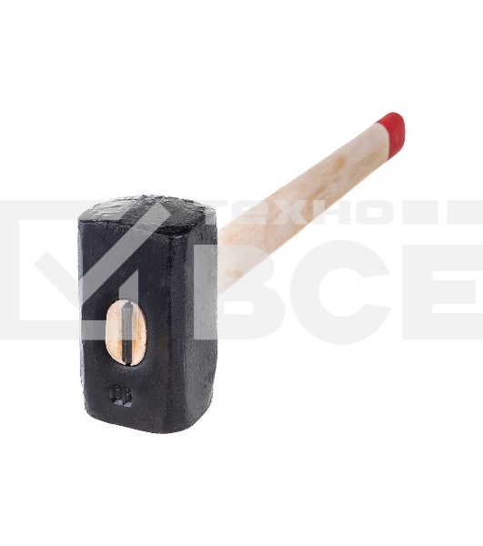 Кувалда Сибртех 6000 г, кованая головка, деревянная рукоятка 650 мм