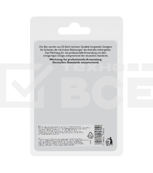 Бита Gross PZ1х50 мм, сталь S2, шестигр., 10 шт.