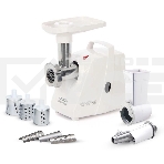 Мясорубка электрическая Аксион М34.02 белый, 1500 Вт, 1.7 кг/мин, защита от перегрузки, насадки - 5, фото 1