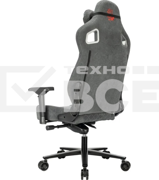 Кресло игровое A4Tech Bloody GC-660 серый искусственная замша