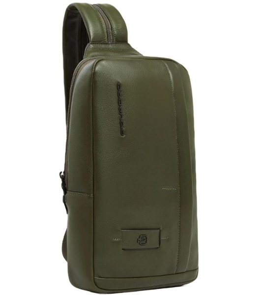 Рюкзак слинг Piquadro Russel CA6764W137/VE2 хаки кожа