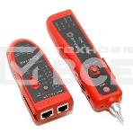 Тестер-трассоискатель кабеля 5bites LY-CT025 для RJ45/11/12, генератор тонального сигнала, фото 1