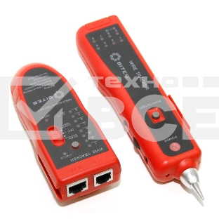 Тестер-трассоискатель кабеля 5bites LY-CT025 для RJ45/11/12, генератор тонального сигнала