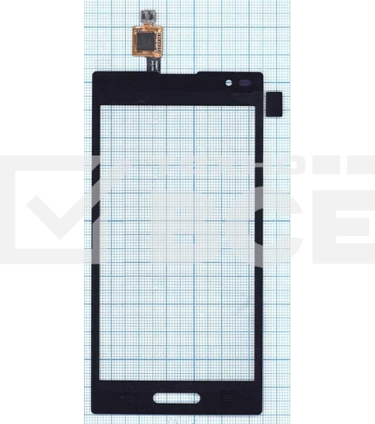 Сенсорное стекло (тачскрин) для LG Optimus L9 (P769), черное