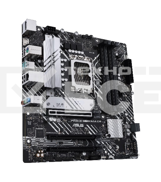 Материнская плата ASUS PRIME B660M-A D4-CSM, LGA 1700, Intel B660, 4xDDR4, 4xSATA, 2xM.2, 1xPCIe 4.0 x16, 1xPCIe 4.0 x4, 1xDP, 2xHDMI, 1x 1Gb LAN, 2xUSB-A 3.2 Gen 2, 4xUSB-A 2.0, 3x3.5 мм, 7.1, mATX