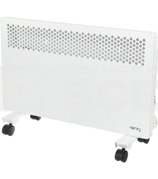 Конвектор электрический Domfy DCW-CH1020 белый, 2000 Вт, 30 м2, термостат