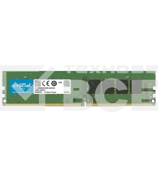 Оперативная память Crucial, DDR4, 16GB (1x16 GB), 3200 MHz, CL19