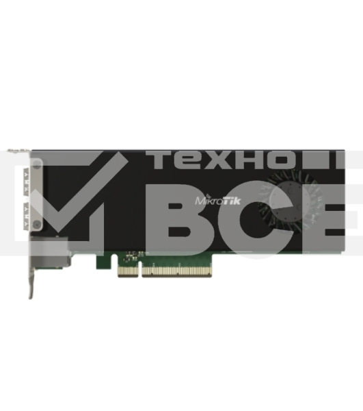 Сетевая карта MikroTik Cloud Core Router 2004-1G-2XS-PCIe network interface card with quad-core ARMv8 64-bit AL32400 CPU, 4GB RAM, 2x25G SFP28 cages, 1xGbit LAN, RouterOS L6