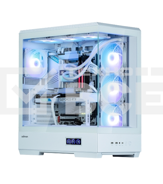 Компьютерный корпус ZALMAN P50 DS, ATX, WHITE, WINDOW, 2x3.5
