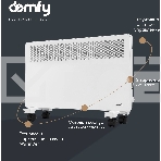 Конвектор Domfy DCW-CH1015 белый, 1500 Вт, 20 м2, термостат, фото15